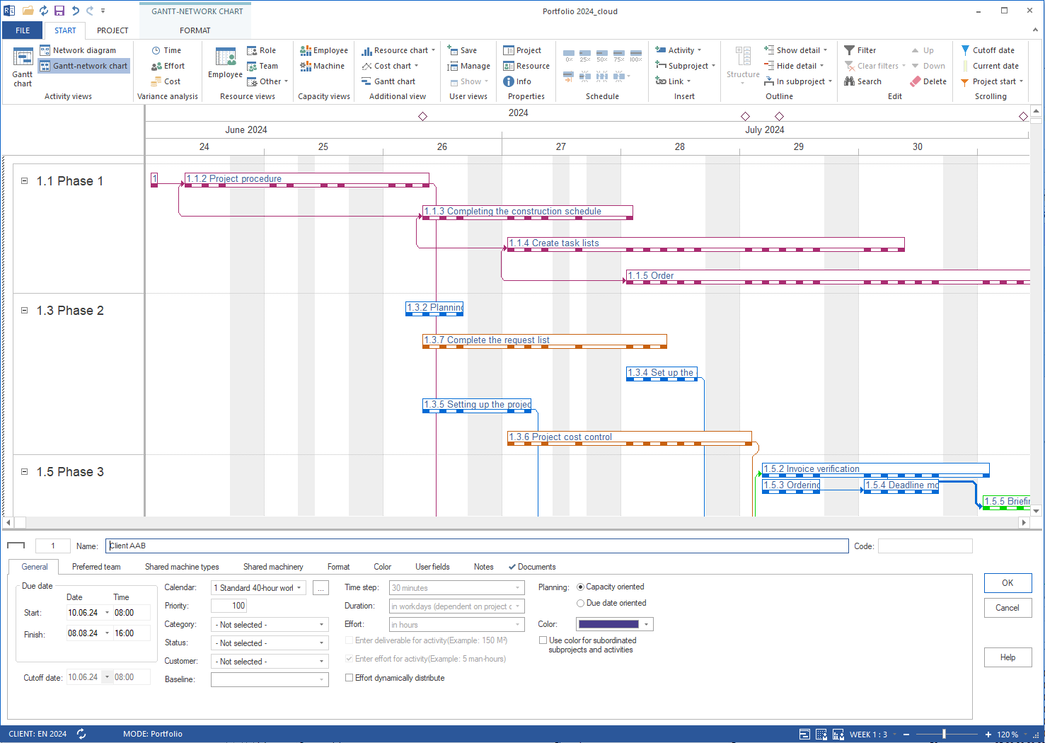 Context menu in Variance analysis (Target vs. Actual Comparison)