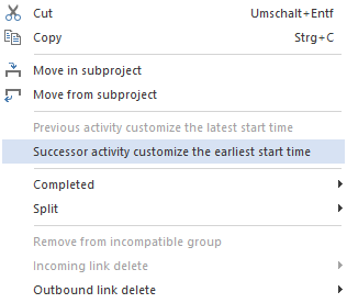 Task properties
